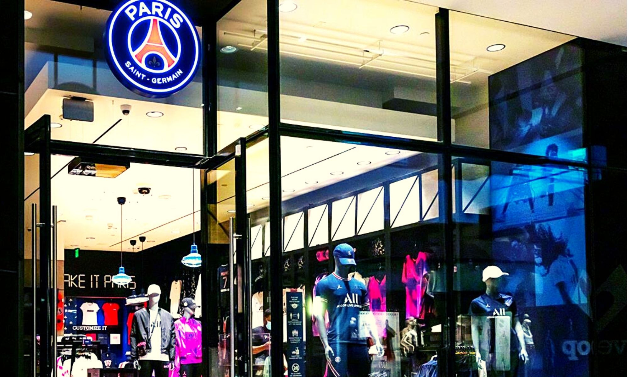 Une boutique permanente du Paris Saint-Germain à Los Angeles